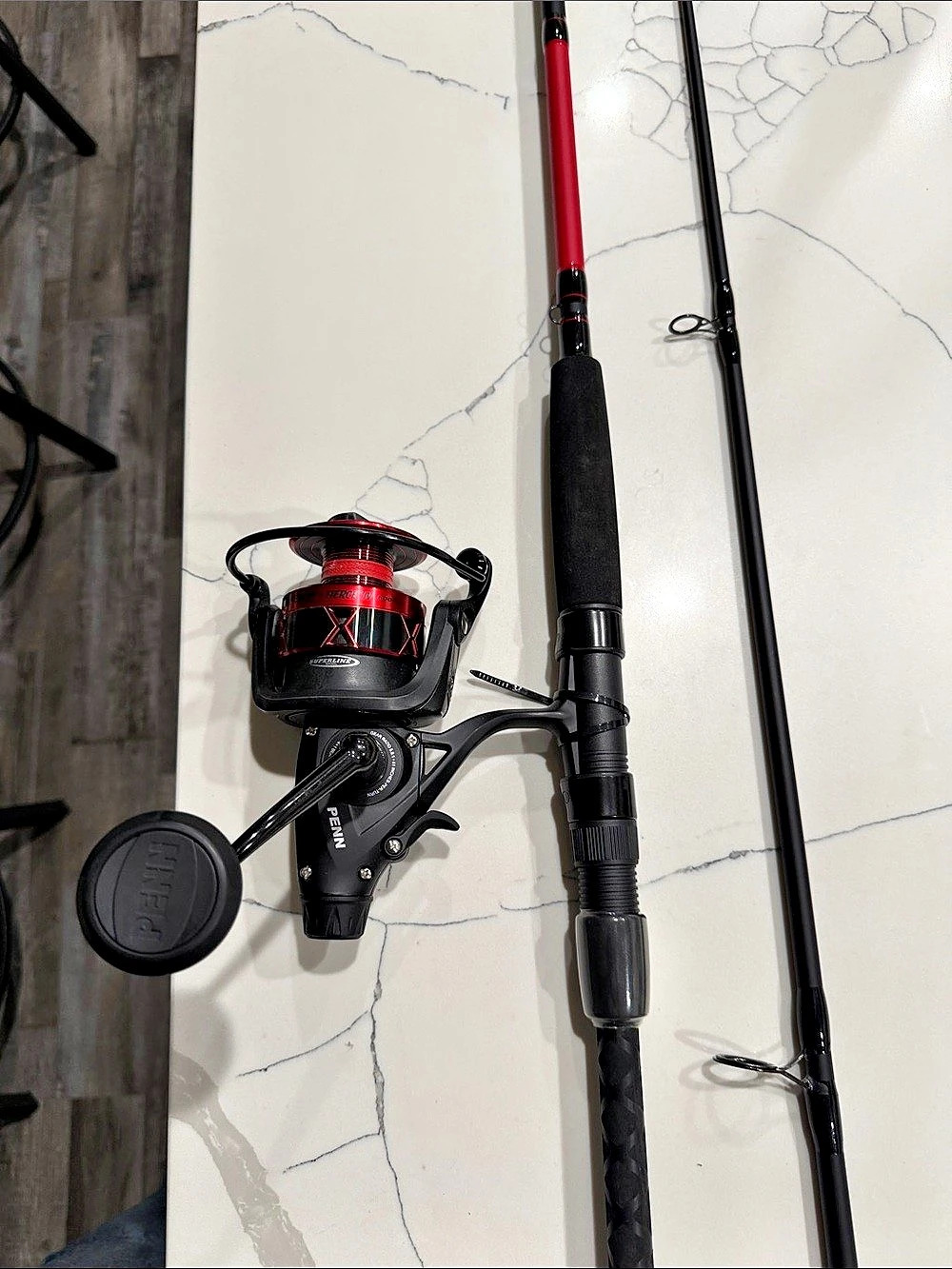 Penn Fierce IV Live Liner Spinning Combo Black & Red